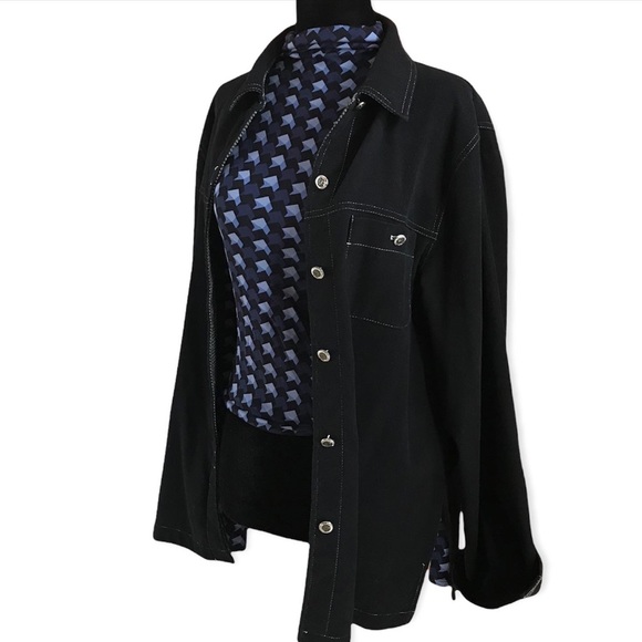 Vintage Black Overshirt - Picture 5 of 7